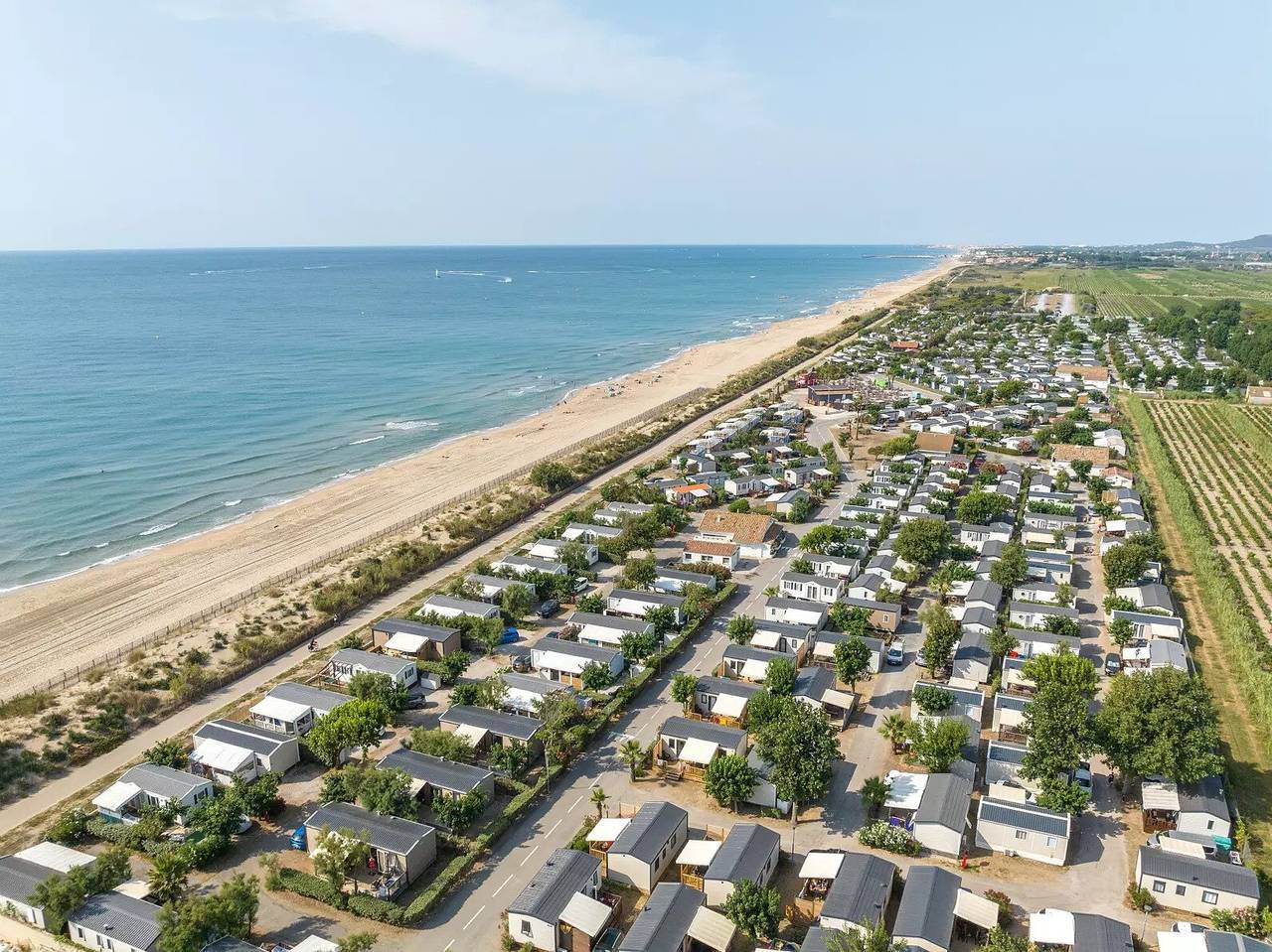 Mobilheim Camping Castellas 4 Sterne in Sète in Sete, Mittelmeerküste (Frankreich)