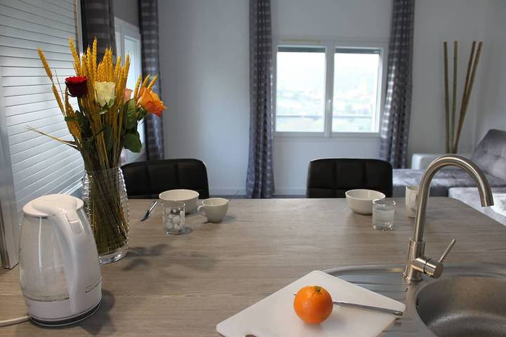 Appartement de vacances pour 3 personnes, avec Jardin