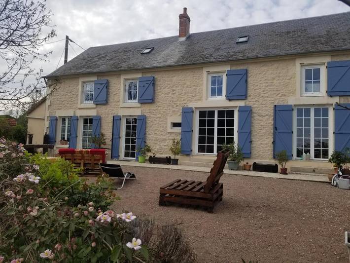 Chambre d’hôte pour 4 personnes, avec Terrasse ainsi que Jardin et Vue