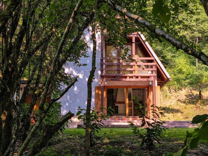 Ferienhaus für 11 Personen, mit Balkon und Terrasse sowie Garten und Ausblick in Bovec - 2