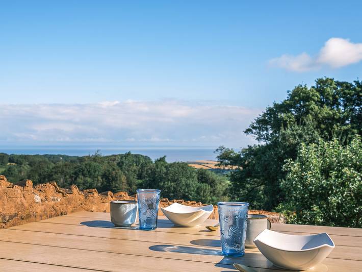 Log cabin for 2 people, with garden in Somerset