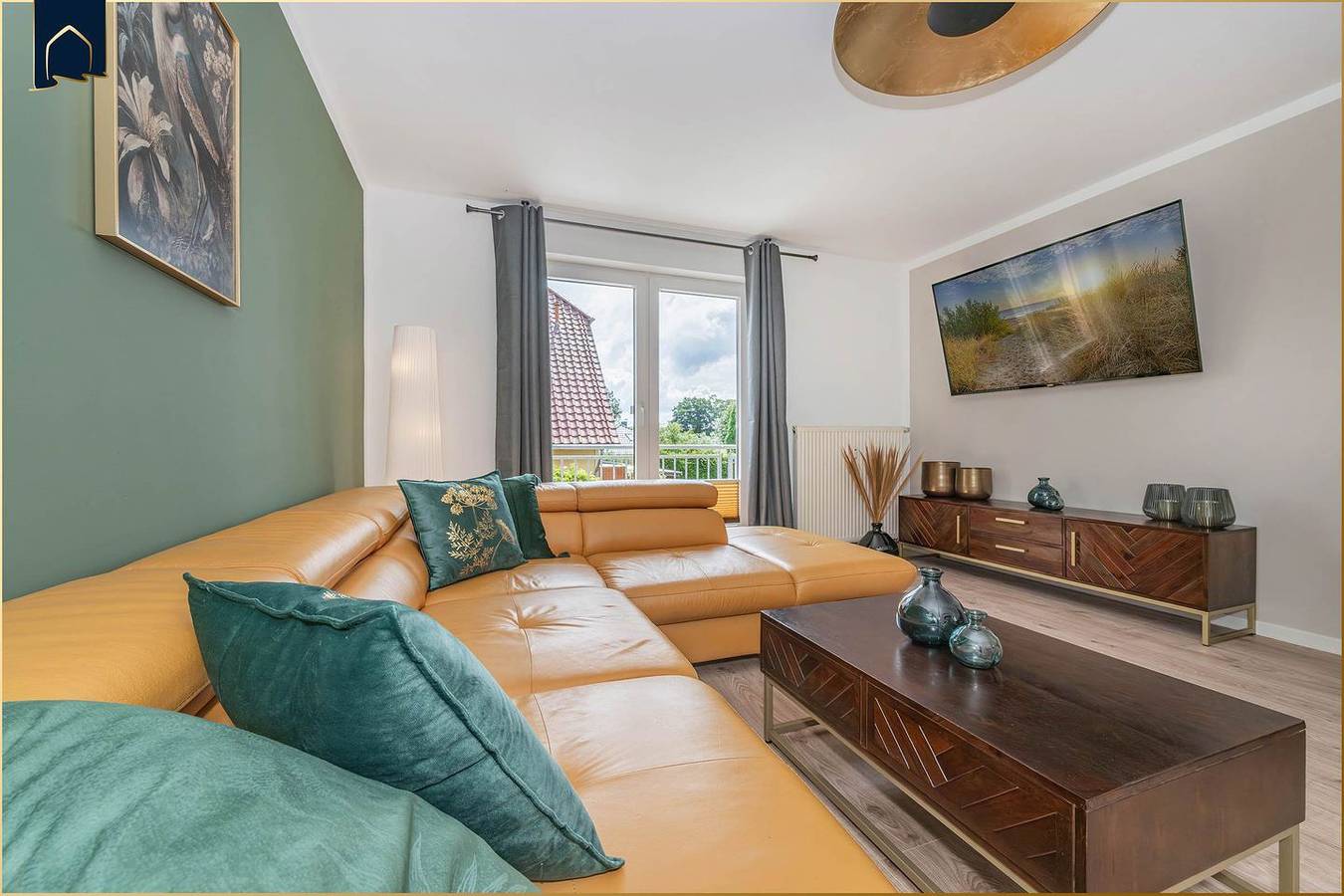 Appartement entier, Top-Ferienwohnung mit Badewanne, Balkon & kostenlosem Ortsshuttle in Kölpinsee, Loddin