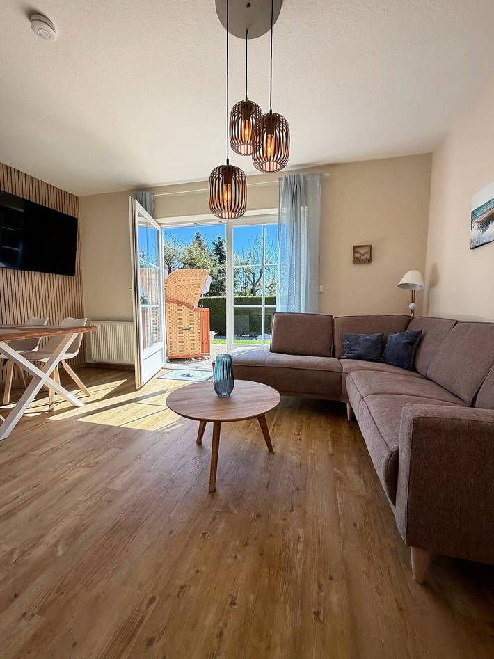 Ferienwohnung für 4 Personen, mit Terrasse und Garten in Dänschendorf