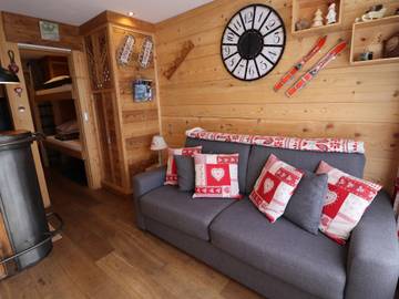 Chalet pour 4 personnes, avec terrasse à Tignes