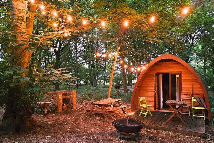 Glamping for 4 people, with garden, with pets in Suffolk