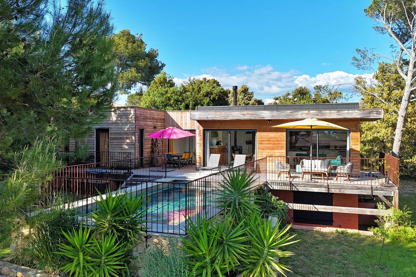 Villa für 8 Personen mit Garten in Ventabren, Aix-en-Provence und Umgebung