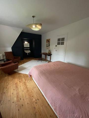 Chambre d’hôte pour 2 personnes, avec jardin ainsi que terrasse et vue, animaux acceptés dans Blendecques