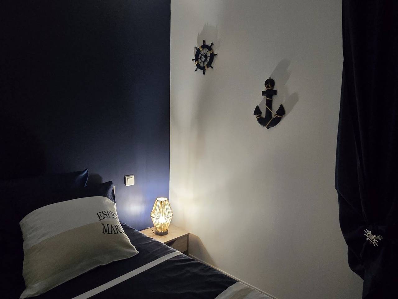 Chambres d'hôtes de la Parée Verte - Chambre "Océane" in Saint-Jean-de-Monts, Vendée