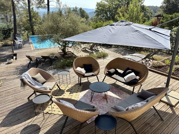Gîte pour 6 personnes, avec Piscine à Sillans-la-Cascade - 2