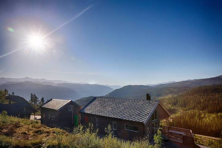 Blockhütte für 8 Personen, mit Balkon - 1