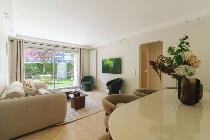 Apartamento para 4 personas, con jardín en Deauville
