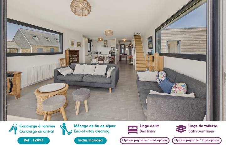 Location de vacances pour 7 personnes, avec jardin et terrasse à Plovan - 3