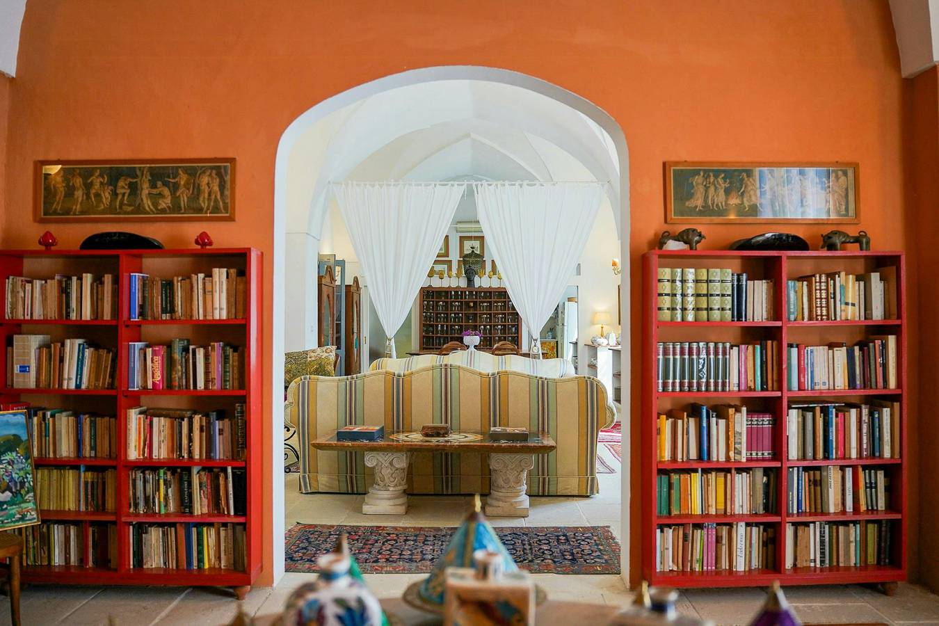 Villa mit Antiquitäten und Pool in Vitigliano in Giurdignano, Lecce Provinz