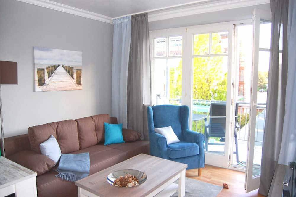 Ganze Wohnung, App. Meeresrauscher, strandnah, Gelkamin u. Balkon - App. mit 1 Sz und in Ostseebad Binz, Binz