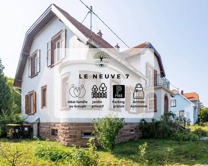 Location de vacances pour 8 personnes, avec Balcon ainsi que Terrasse et Jardin à Marmoutier (Bas-Rhin)