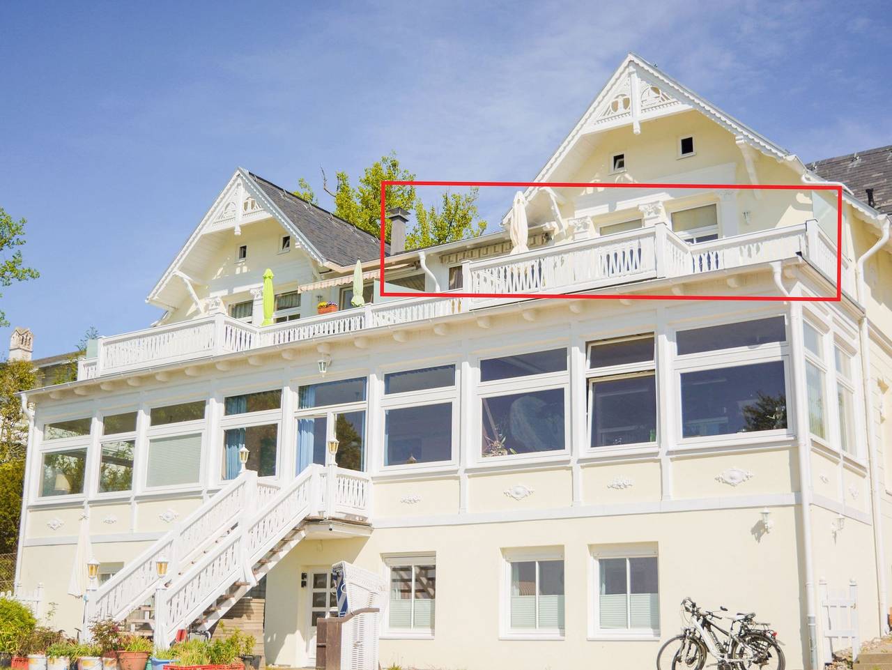 Ganze Ferienwohnung, Villa Seerose Rügen - Ferienwohnung 6 in Sassnitz, Nationalpark Jasmund