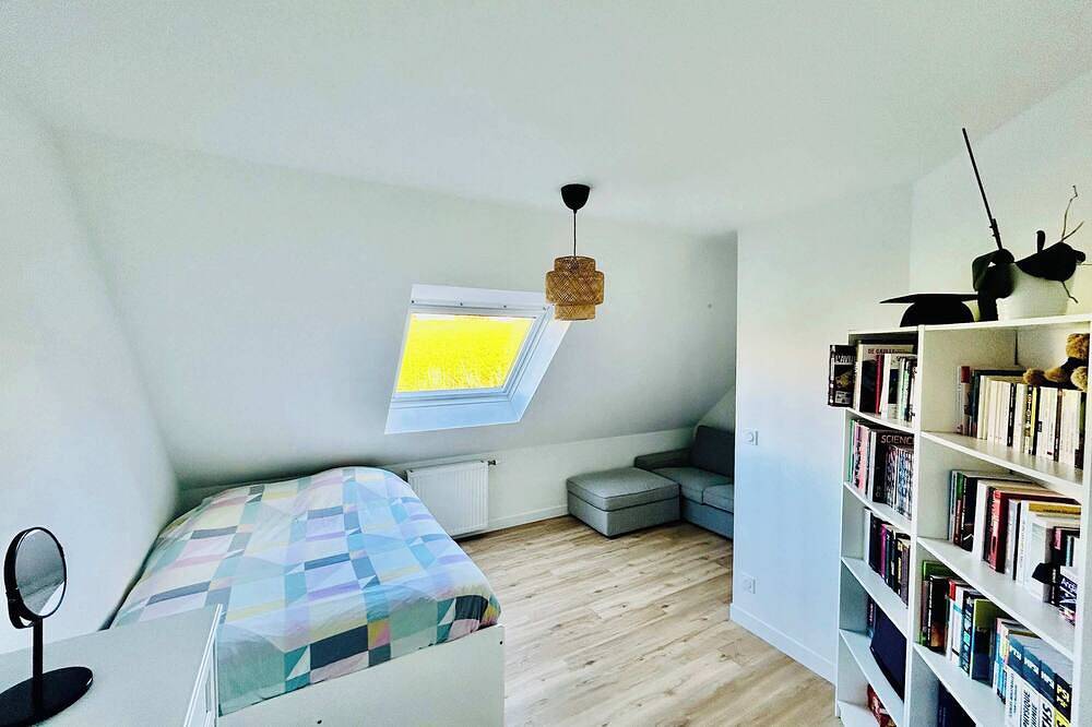 Gîte au Jardin Bleu pour 6 personnes avec piscine in Taulé, Ceinture Dorée