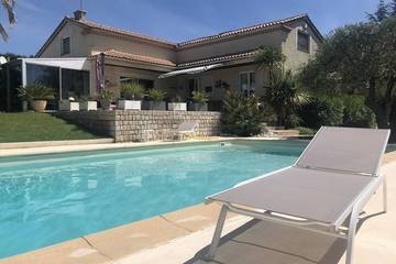 Gîte pour 8 personnes, avec jardin à Saint-Just-d'Ardèche
