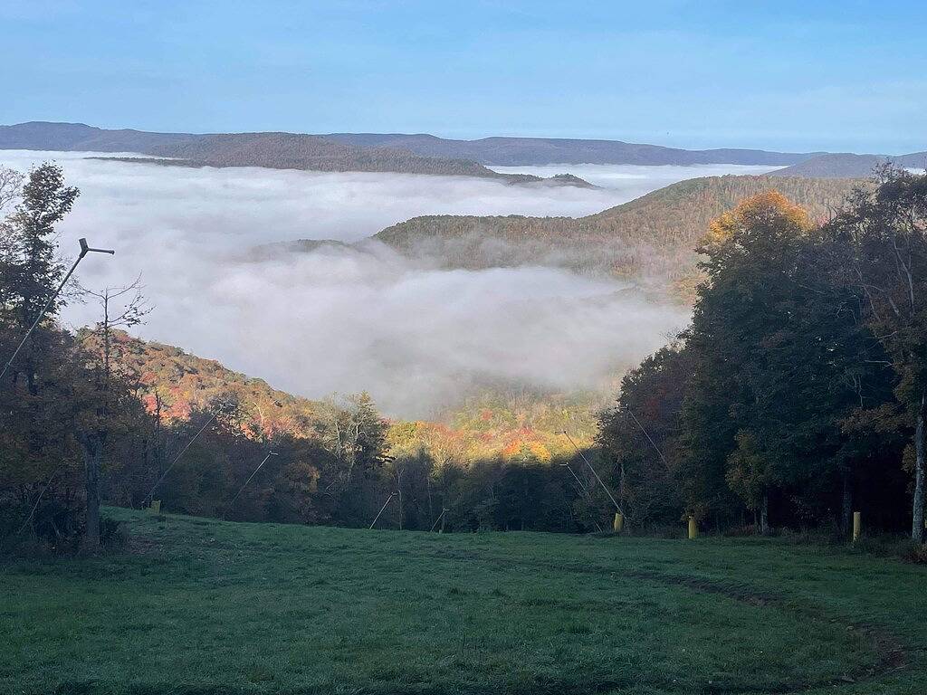 Ganze Wohnung, Pistenblick, Ski-in / out, in der Nähe des Dorfes, Pvt-Parkplatz in Snowshoe, Greenbrier River