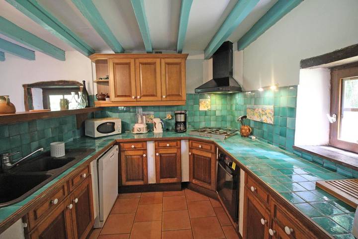 Gîte pour 10 personnes, avec piscine ainsi que terrasse et jardin, animaux acceptés à Champagnac-la-Rivière - 4