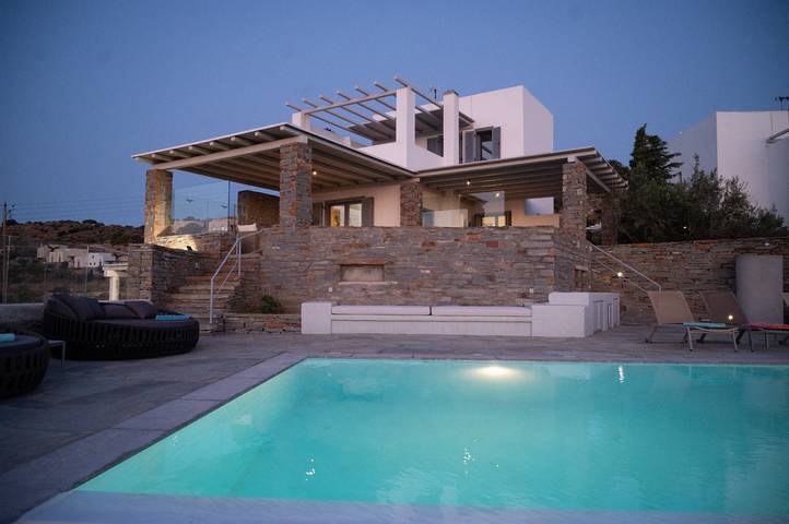Villa pour 15 personnes, avec piscine et terrasse dans Kea - 4