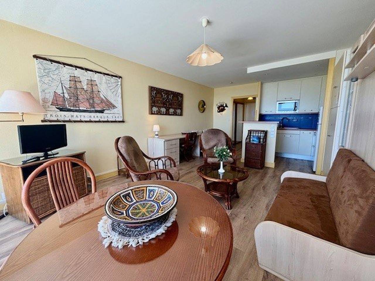 Ganzes Studio, Quiberon - Studio 35m² 3P, Meerblick, Haustiere Ok, Parkplatz in Quiberon, Côte des Mégalithes