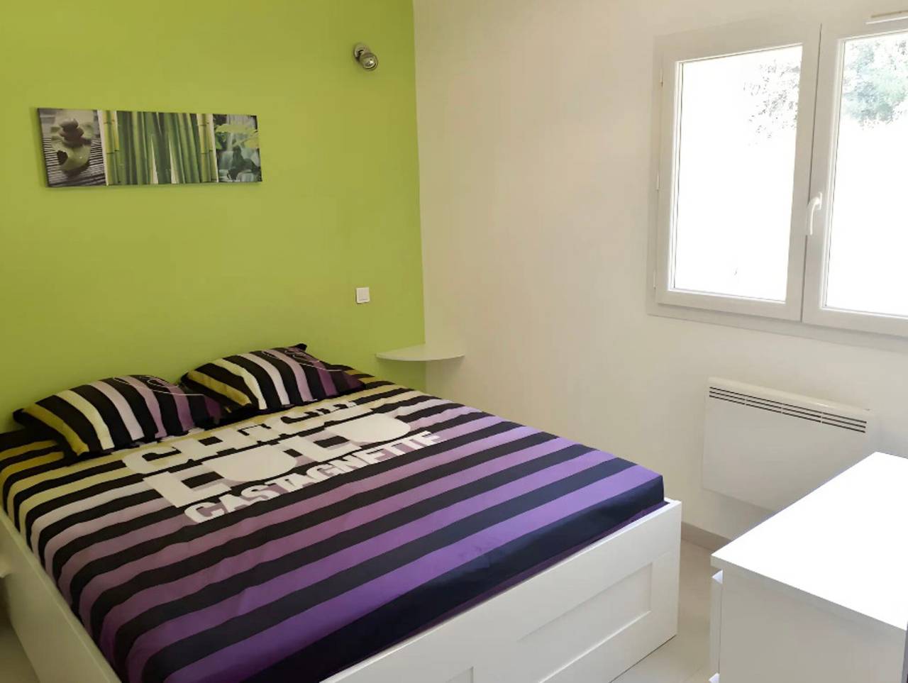 Geheel appartement, Gîte 'Mas La Mounine - Du Bas' met privé tuin, wifi en airconditioning in Orgon, Arles en omgeving