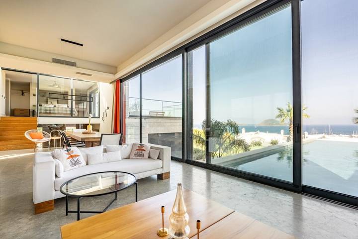 Villa pour 14 personnes, avec piscine et jardin, adapté aux familles à Bodrum - 4