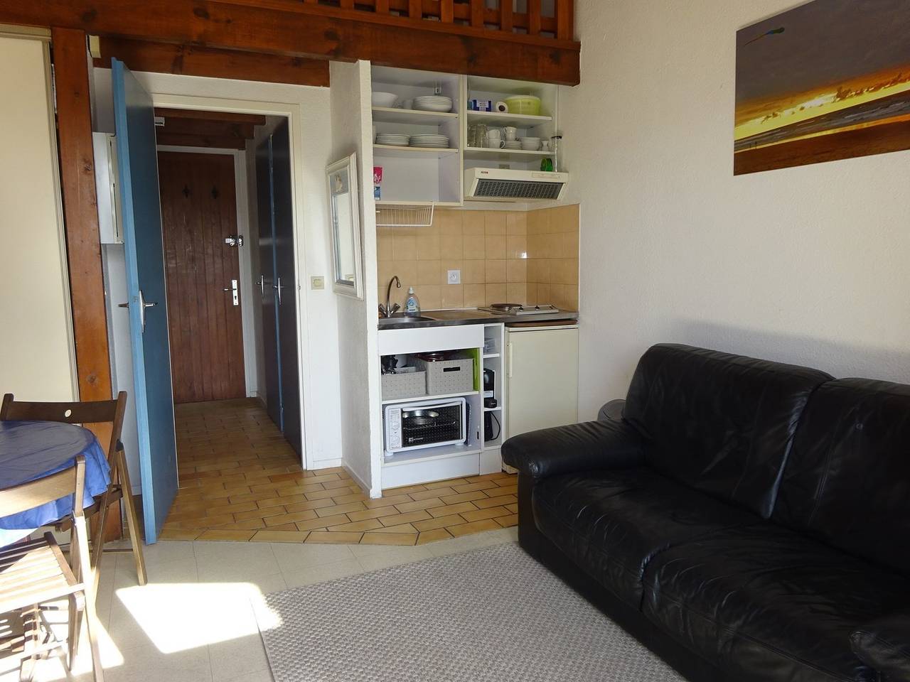 Ganze Ferienwohnung, 25qm Wohnung liegt am ersten Stock einer Residenz in Biscarrosse Plage, Biscarrosse