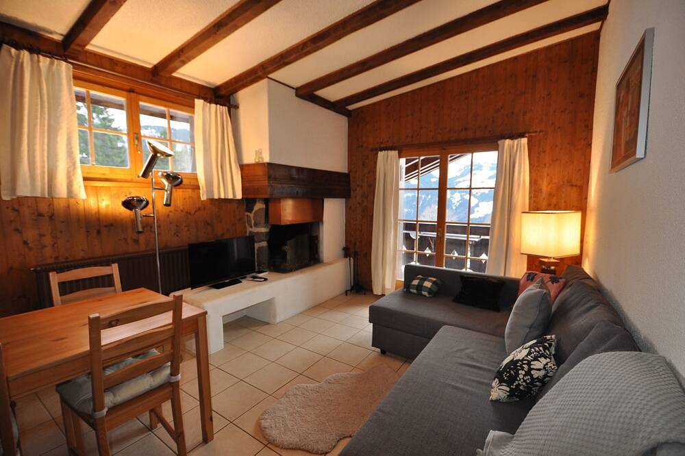 Ganze Wohnung, Die Wohnung befindet sich in La Barboleuse, ca. 150 m von der Skipiste Croix-de-Chaux - Gryon entfer in Gryon, Alpes Vaudoises