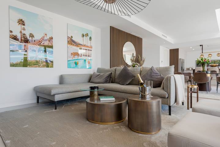 Villa pour 8 personnes, avec balcon et jardin, animaux acceptés à Marbella - 4