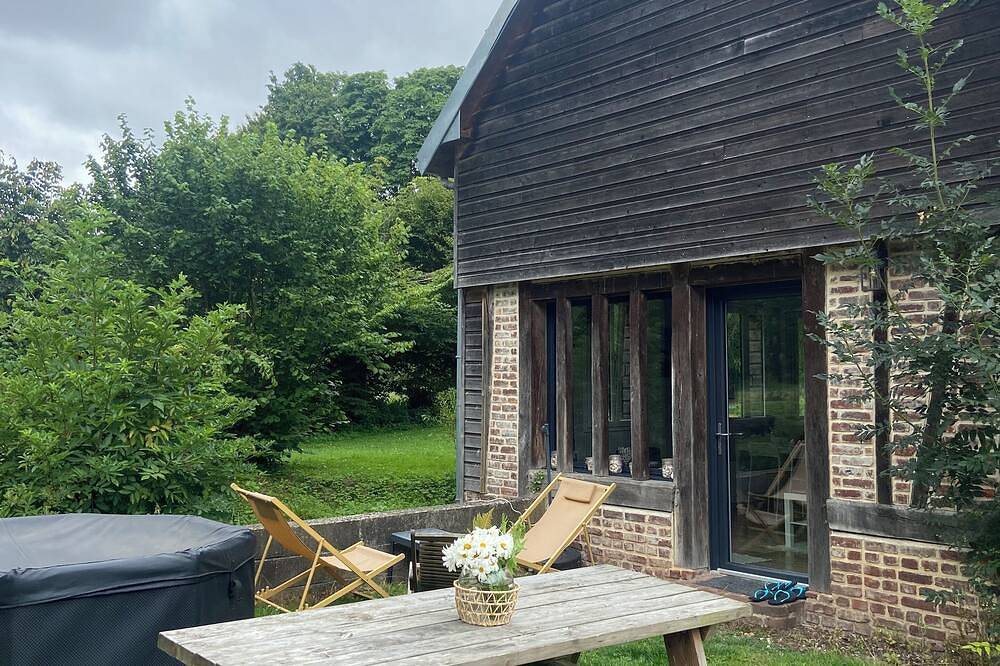 Maison au bord de rivière - proche de la mer - chiens bienvenus- in Bacqueville-en-Caux, Région de Dieppe