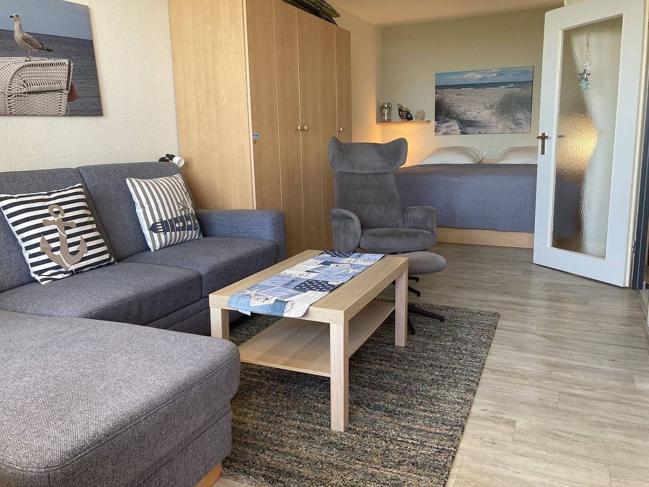 Ganze Wohnung, Ostseefernblick vom "Möwennest" im Haus Berolina in Dahme, Ostholstein