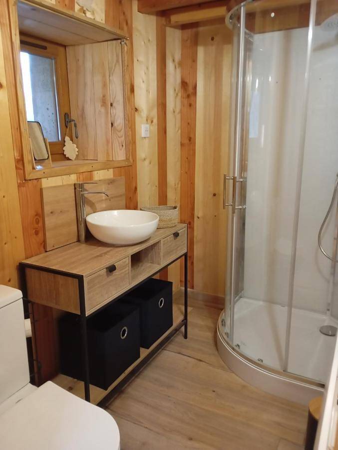 Maison de vacances pour 3 personnes, avec vue et jardin