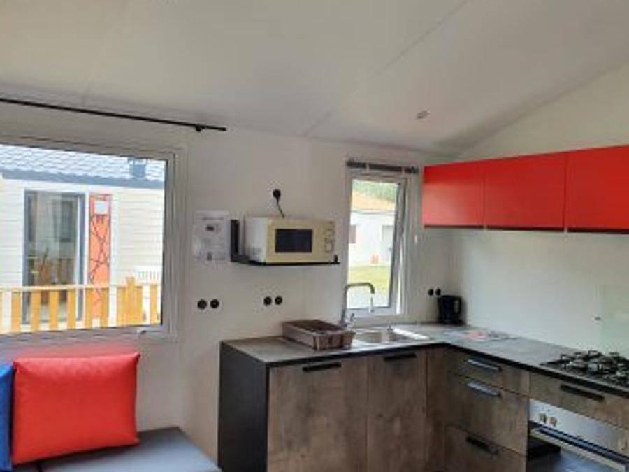 Camping Les Ormes, Domaine et Resort - Mobilhome 6 personas - Cordelia (Keller Travel) in Epiniac, Región de Saint-Malo