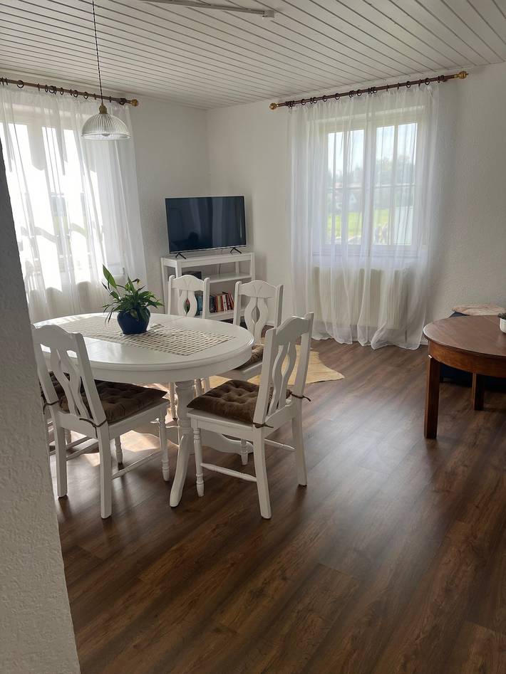 Entire apartment, Apartment 'Ferienwohnung Modelshauser Mühle' with Wi-Fi in Laugna, Bavarian Swabia
