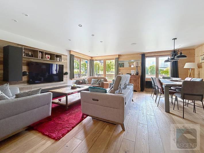 Location de vacances pour 6 personnes, avec Balcon et Jardin dans Station De Combloux