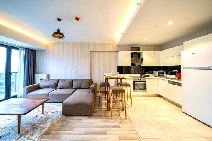 Appartement de vacances pour 3 personnes, avec balcon et sauna ainsi que piscine et vue