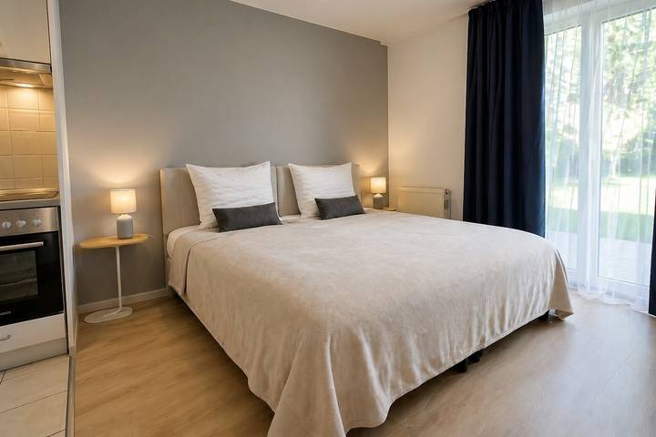 Ferienwohnung für 2 Personen, mit Garten, mit Haustier