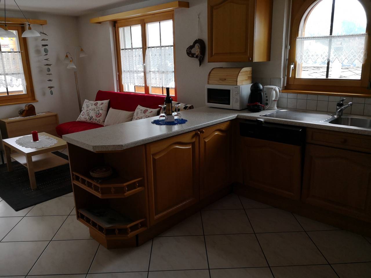 Ganze Ferienwohnung, Wohnung Nr. 19 Sierra Vista - 4-Bettwohnung in Grächen, Walliser Alpen