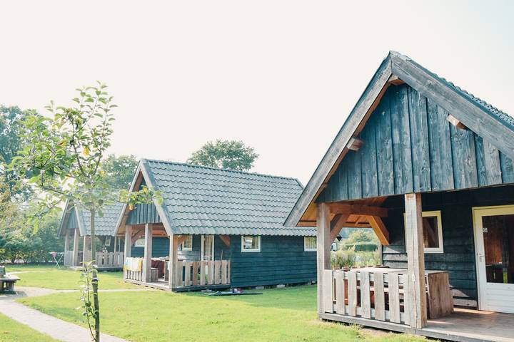 Chalet voor 6 personen, with Terras and Kinderzwembad as well as Zwembad in Barneveld Gemeente
