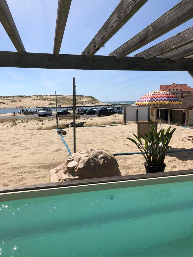 Maison de vacances pour 8 personnes, avec Terrasse et Jardin ainsi que Piscine et Vue sur le lac à Vieux-Boucau-les-Bains