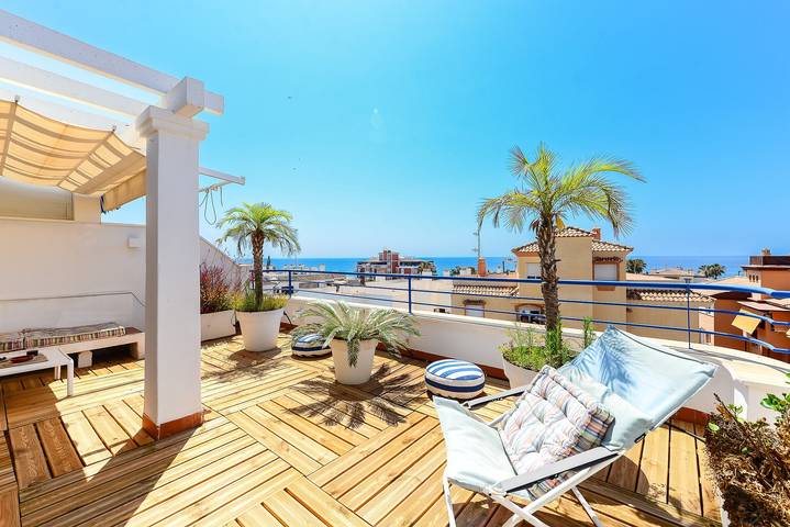 Ferienwohnung für 4 Personen, mit Balkon und Garten an der Costa del Sol