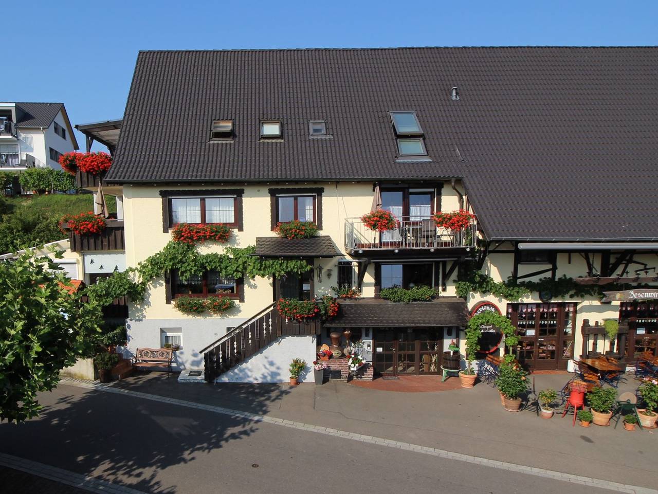 Ganze Ferienwohnung, Reblandhof Siebenhaller - Appartement Merlot, 50 qm mit 1 Schlafzimmer, max. 4 Personen in Kippenhausen, Immenstaad am Bodensee