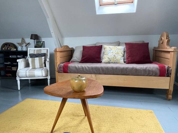 Gîte pour 2 personnes, avec jardin ainsi que piscine et vue à Bazenville - 3