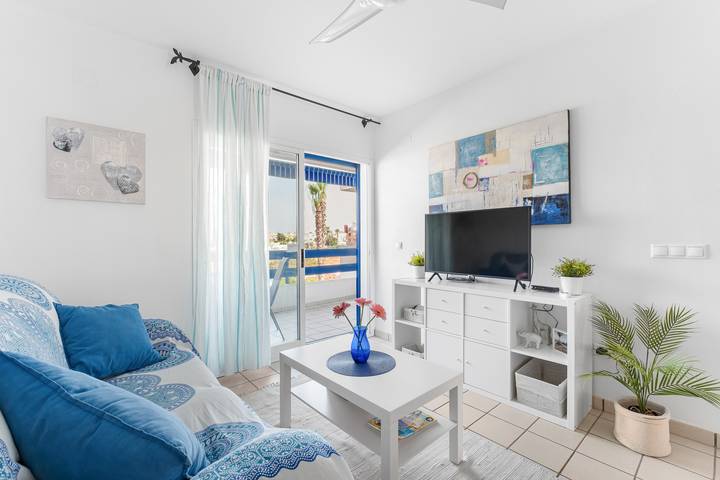 Appartement entier, Appartement « In Playa Flamenca » avec piscine partagée, Wi-Fi et climatisation in Orihuela, Costa Blanca