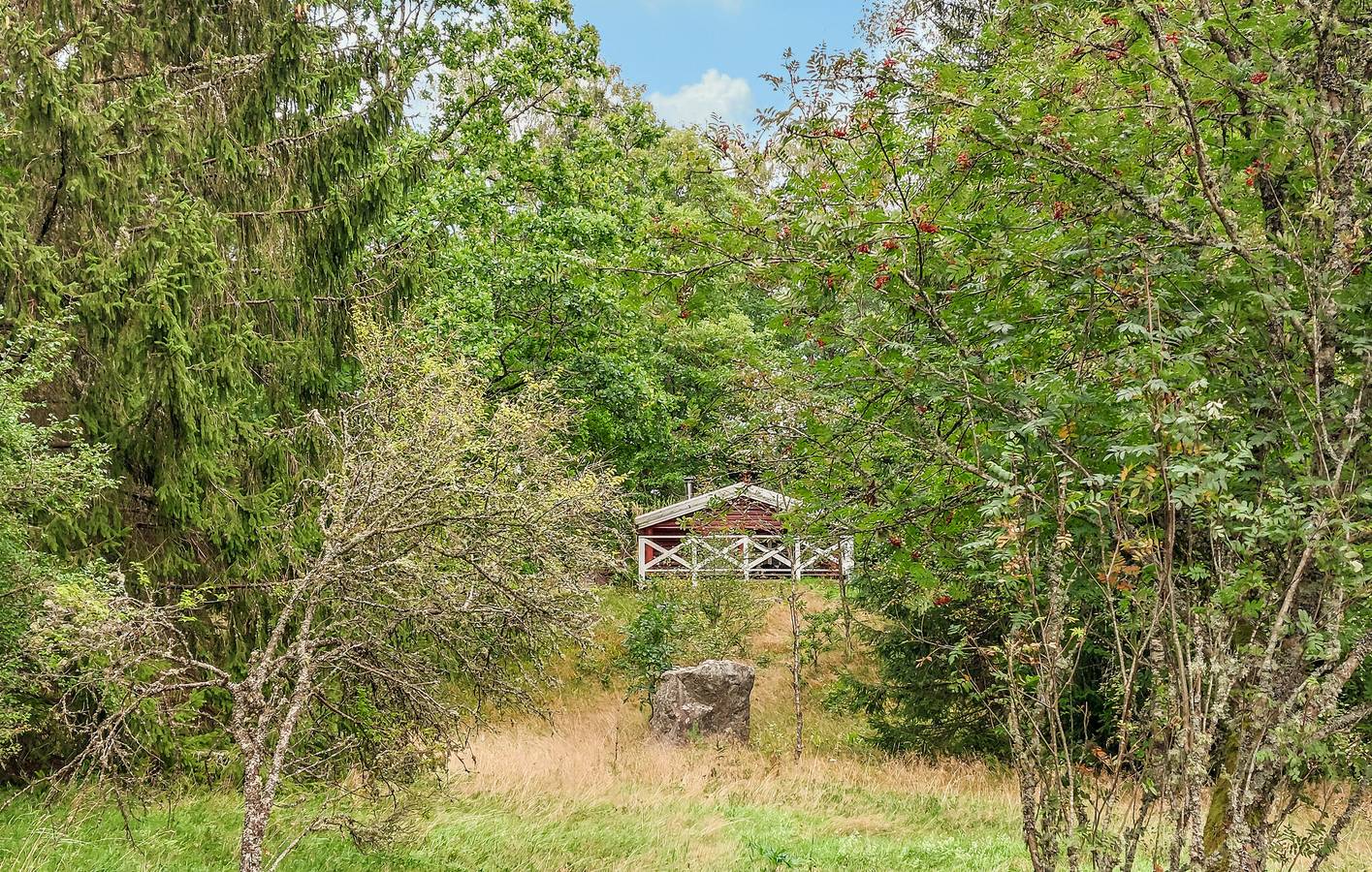 Ferienhaus für 6 Personen mit Terrasse in Kronoberg