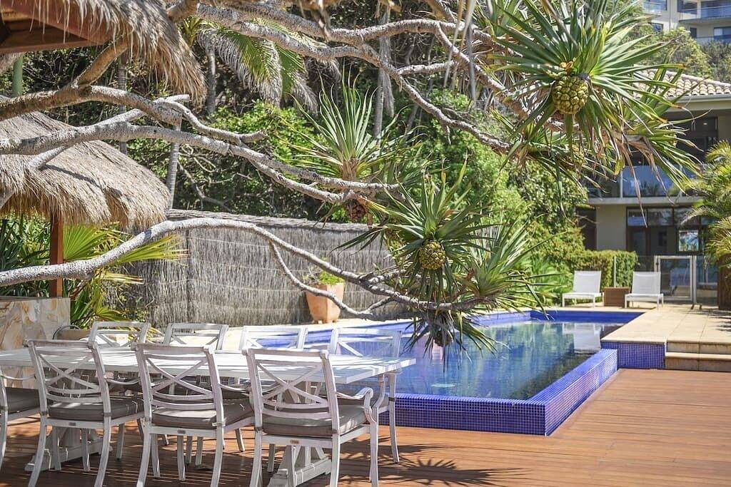 Seltenes Absolutes Küstenhaus Am Strand, Neben Dem Tropischen Reserve in Sapphire Beach (NSW), New South Wales