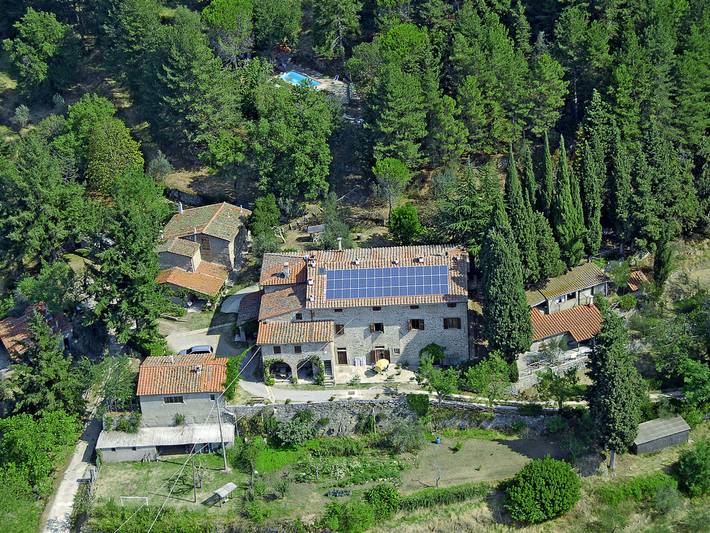 Ferienhaus für 5 Personen, mit Ausblick und Garten sowie Terrasse, mit Haustier
