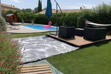 Location de vacances pour 3 personnes, avec jardin et terrasse à Montferrier-sur-Lez